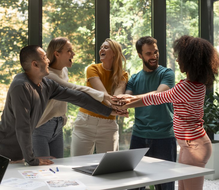 Groupe composé de talents fiers de leur réussite individuelle et collective grâce à MPO