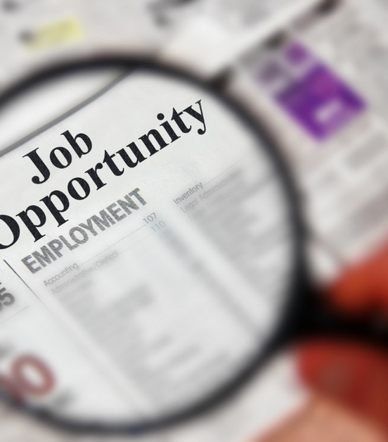 MPO-loupe sur journal annonces emplois.